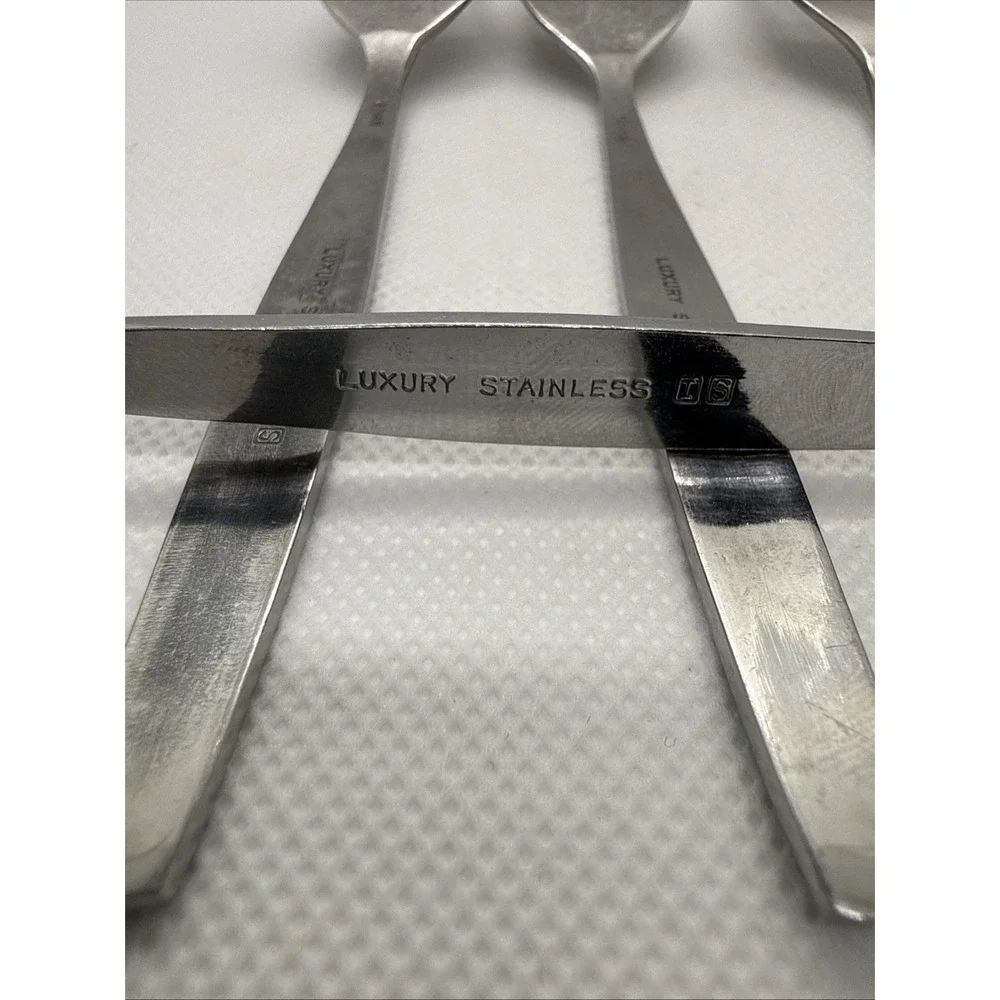 Granada Rose Dinner Forks Luxury Stainless Set 4 Floral Japan Vintage Flatware